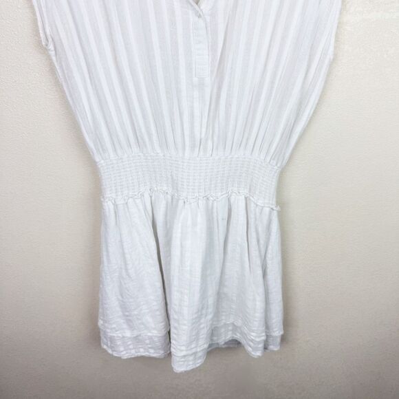 Rails White Short Sleeve Mini Causal Sun Dress XL - Picture 3 of 6